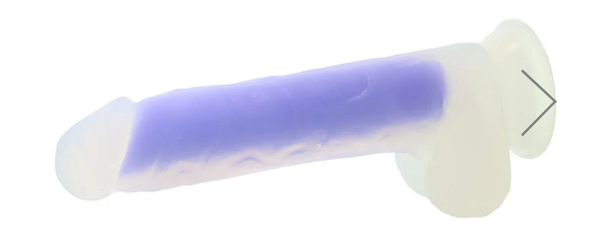 Glow in the dark dildo